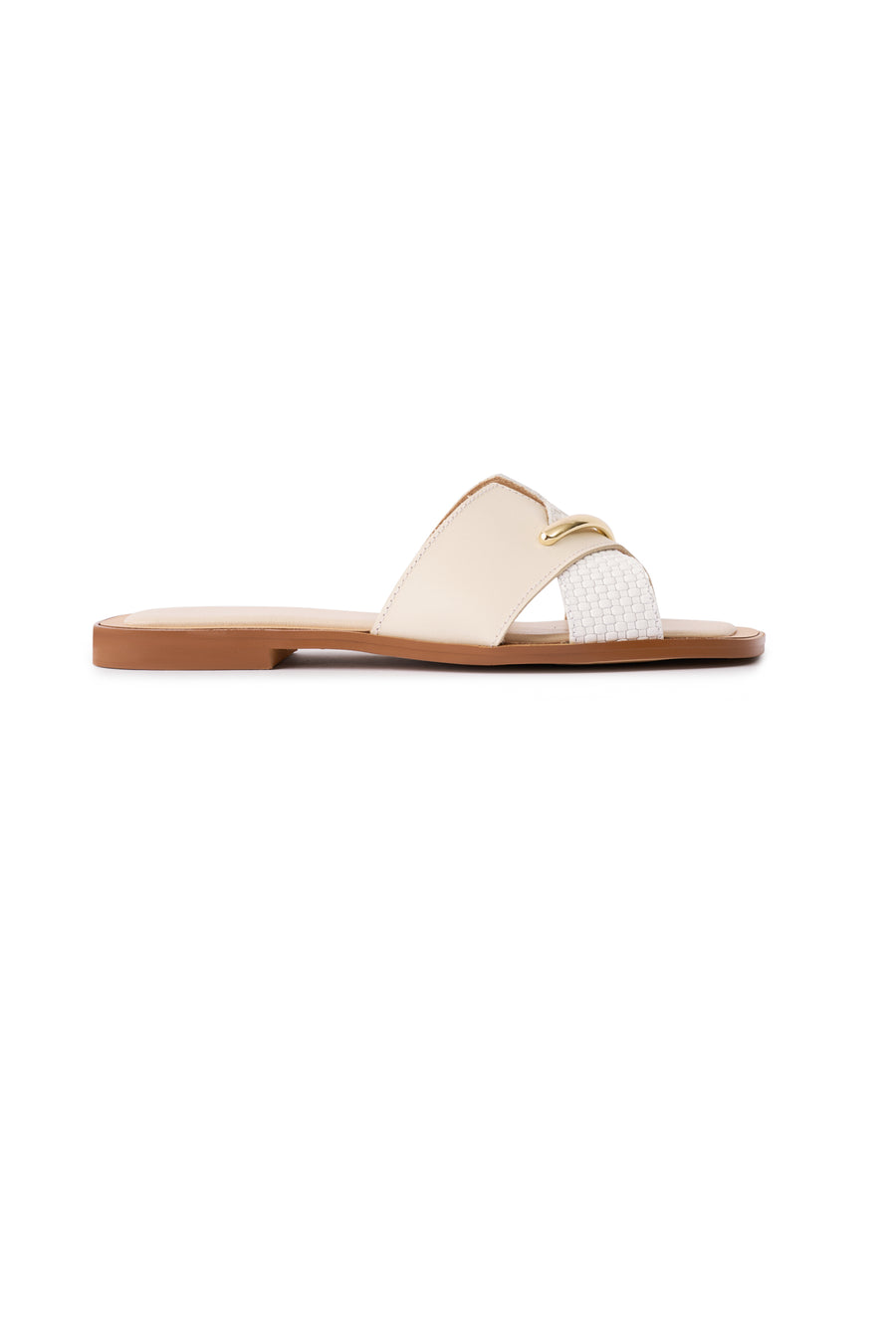 Sandalia Pal White