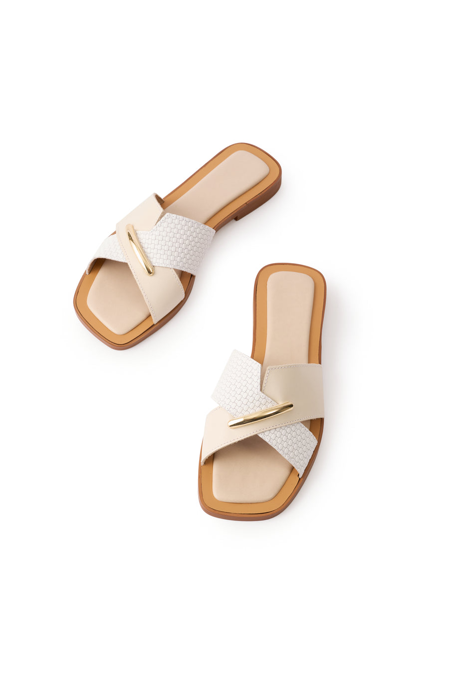 Sandalia Pal White